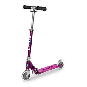 Micro Scooter Sprite purple stripe LED SA0219