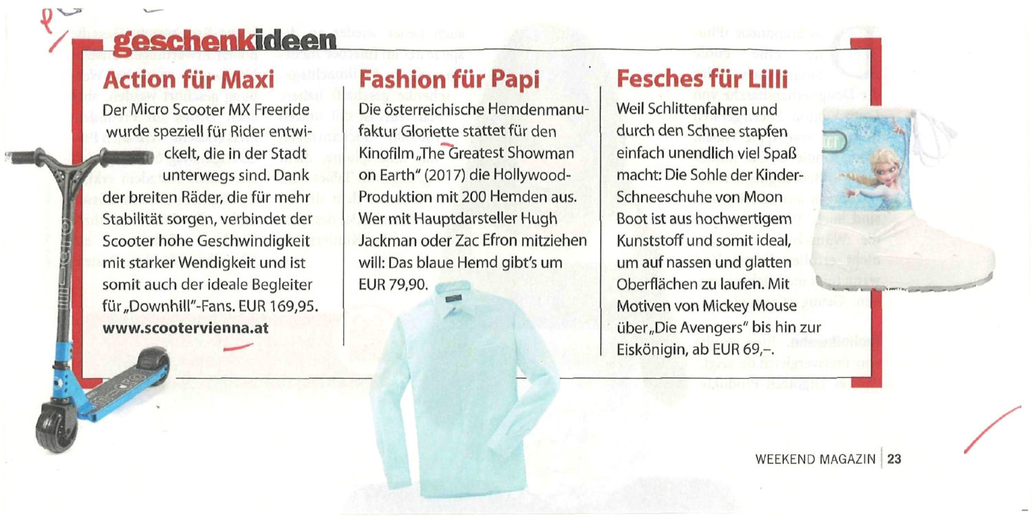 Read more about the article Am Wochenende ins Weekend Magazin schauen,