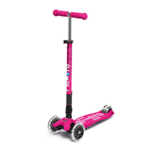 Maxi Micro DELUXE shock pink (LED) foldable MMD096