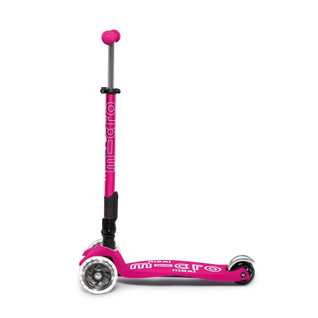Maxi Micro DELUXE shock pink (LED) foldable MMD096